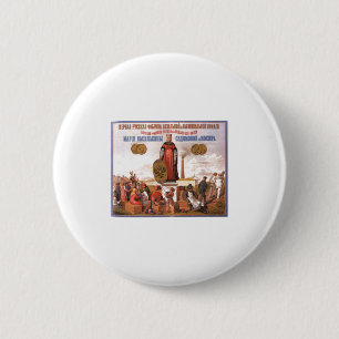 Die kalter Kriegs-Sowjetunions-Propaganda-Plakate Button