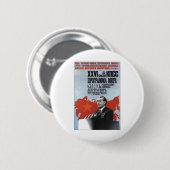 Die kalter Kriegs-Sowjetunions-Propaganda-Plakate Button (Vorne & Hinten)