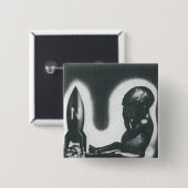 Die kalter Kriegs-Sowjetunions-Propaganda-Plakate Button (Vorne & Hinten)