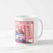 Die kalter Kriegs-Sowjetunions-Propaganda-Plakate Kaffeetasse (VorderseiteRechts)