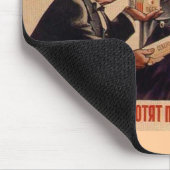 Die kalter Kriegs-Sowjetunions-Propaganda-Plakate Mousepad (Ecke)