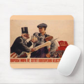 Die kalter Kriegs-Sowjetunions-Propaganda-Plakate Mousepad (Mit Mouse)