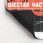 Die kalter Kriegs-Sowjetunions-Propaganda-Plakate Mousepad (Ecke)