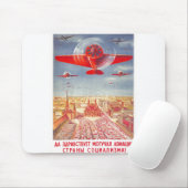 Die kalter Kriegs-Sowjetunions-Propaganda-Plakate Mousepad (Mit Mouse)