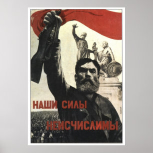 Die kalter Kriegs-Sowjetunions-Propaganda-Plakate Poster