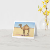 Die Kamel-Anmerkungs-Karte Karte (Gelbe Blume)
