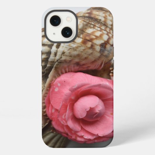 Die Kamelien und die Muscheln iPhone Hülle (Rückseite)