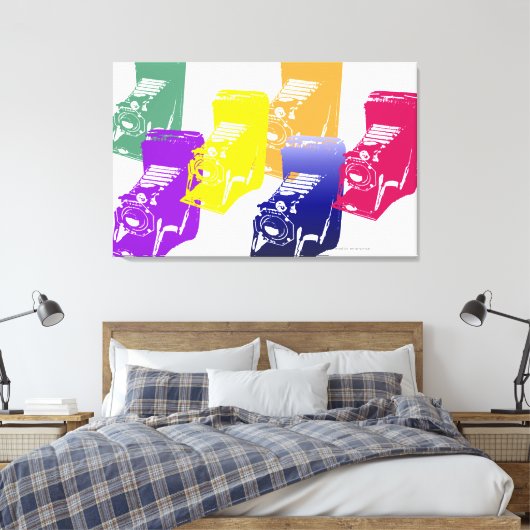 die Kamera - auf Leinwand (Insitu (Schlafzimmer))