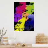 die Kamera - dunkel Poster (Küche)