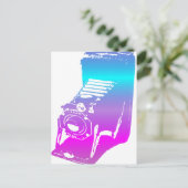 die Kamera - Farbtöne Postkarte (Stehend Vorderseite)