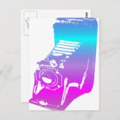 die Kamera - Farbtöne Postkarte (Vorne/Hinten)