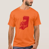 die Kamera - heiß orange T-Shirt (Vorderseite)