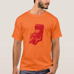 die Kamera - heiß orange T-Shirt