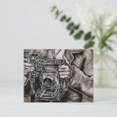 Die Kamera King Postkarte (Stehend Vorderseite)