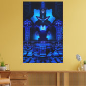 Die Kammer von Talidos Canvas Print Leinwanddruck (Insitu (Wohnzimmer))