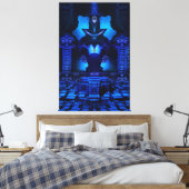 Die Kammer von Talidos Canvas Print Leinwanddruck (Insitu (Schlafzimmer))