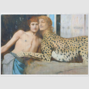 Die Kammern, Fernand Khnopff Seidenpapier