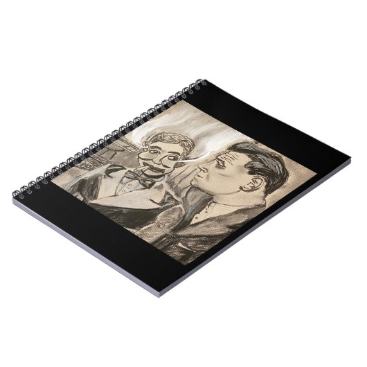 Die Kammerrauche des Ventriloquisten Notizblock (Linke Seite)