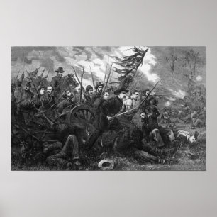 Die Kampagne in Virginia - "Auf Richmond" Poster