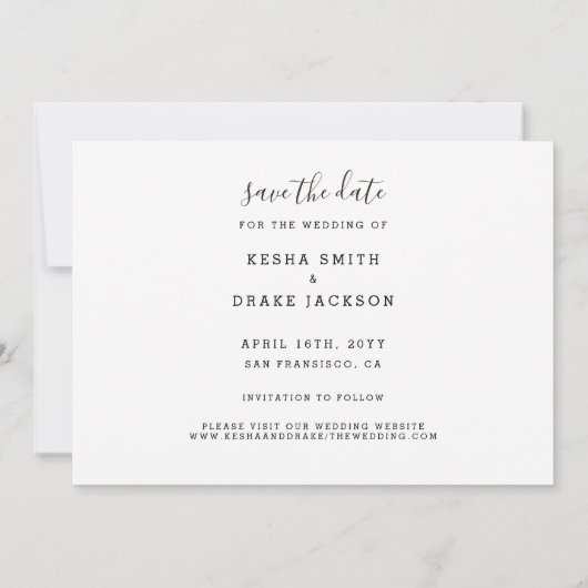 Die Kämpfe im Neujahrssehen retten das Datum Save The Date (Rückseite)