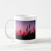 Die Kämpfe im Sonnenuntergang Kaffeetasse (Links)
