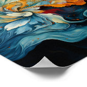 Die Kämpfe um die Abstrakte Kunst des Menschen Poster (Ecke)