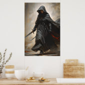 Die kämpfende Nonne Poster (Küche)