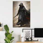 Die kämpfende Nonne Poster (Heimbüro)