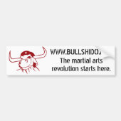 Die Kampfkunstrevolution beginnt hier Autoaufkleber (Vorne)