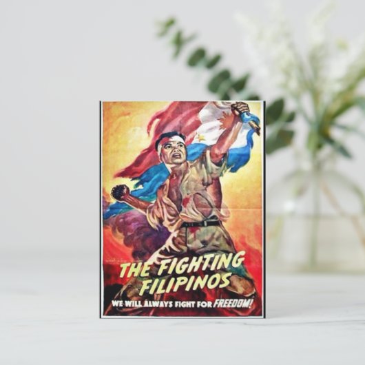 Die Kampfphilippiner Postkarte (Stehend Vorderseite)