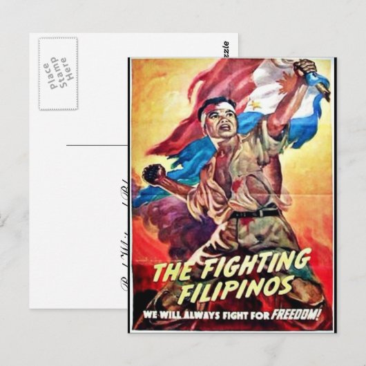 Die Kampfphilippiner Postkarte (Vorne/Hinten)
