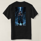 Die Kampfszene des Anime T-Shirt (Design Rückseite)