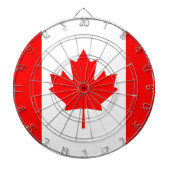 Die kanadische Flagge - Kanada-Andenken Dartscheibe (vorne)