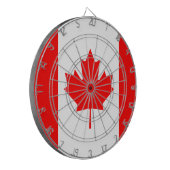 Die kanadische Flagge - Kanada-Andenken Dartscheibe (Vorderseite Links)