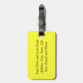 Die kanadische Flagge, Kanada Gepäckanhänger (Rückseite vertikal)