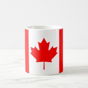 Die kanadische Flagge, Kanada Kaffeetasse