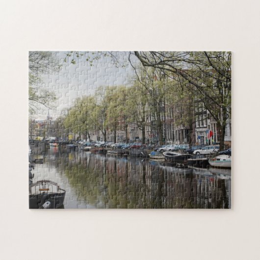Die Kanäle von Amsterdam Puzzle (Horizontal)