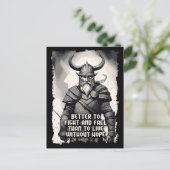 Die Kanalisierung des unnachahmlichen Viking-Geist Postkarte (Stehend Vorderseite)