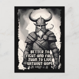 Die Kanalisierung des unnachahmlichen Viking-Geist Postkarte