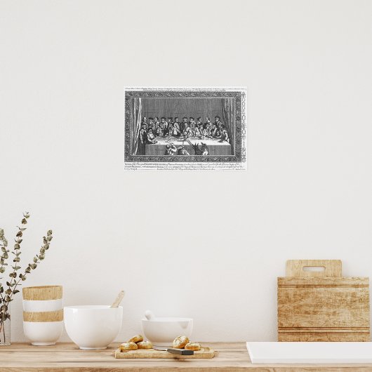 Die Kandle der Reformation ist erhellt' Poster (Küche)