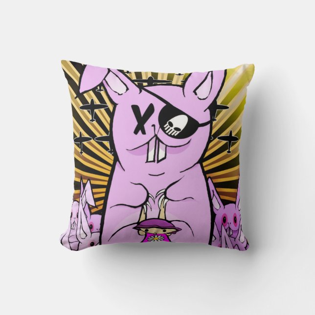 Die Kaninchen 2012 Kissen (Vorderseite)