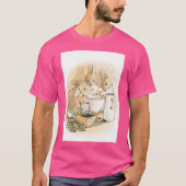 Die Kaninchenfamilie mit Tee von Beatrix Potter (Vorderseite)