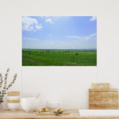 Die Kansas-Landschaft Poster (Küche)