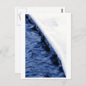 Die Kante des Flusses Postkarte (Vorne/Hinten)