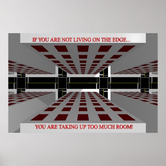 Die Kante (Druck) Poster (Vorne)