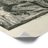 Die Kanterbury-Pilger von William Blake Poster (Ecke)