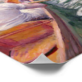 Die Kanus, 1878 Poster (Ecke)