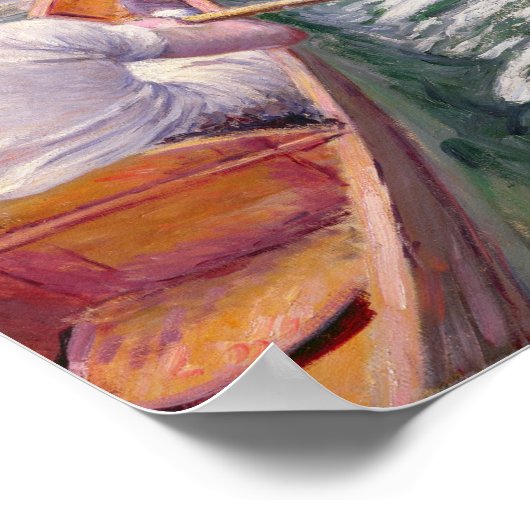 Die Kanus, 1878 Poster (Ecke)