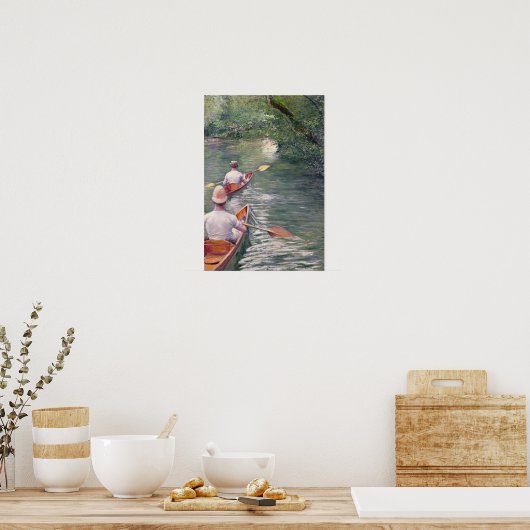 Die Kanus, 1878 Poster (Küche)