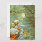 Die Kanus, Perissoires von Gustave Caillebotte (Vorderseite)